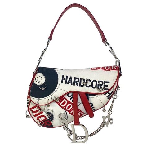 dior hardcore saddle bag|The history of the Dior Saddle bag .